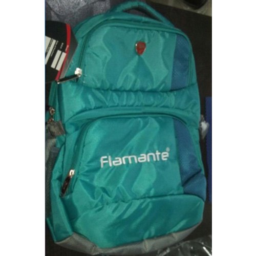 Plain Nylon School Bags, Size : Medium