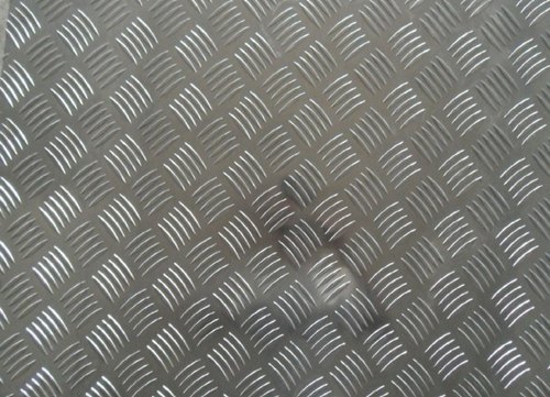 Polished Plain Aluminum Chequered Sheet, Grade : 8000 Series