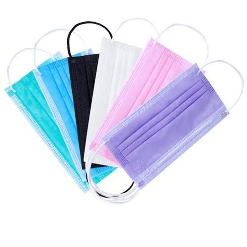 3 Ply Coloured Surgical Mask, for Clinical, Hospital, Feature : Disposable