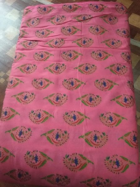 Rayon Cotton Fabric, Red at Rs 65/meter in Jaipur