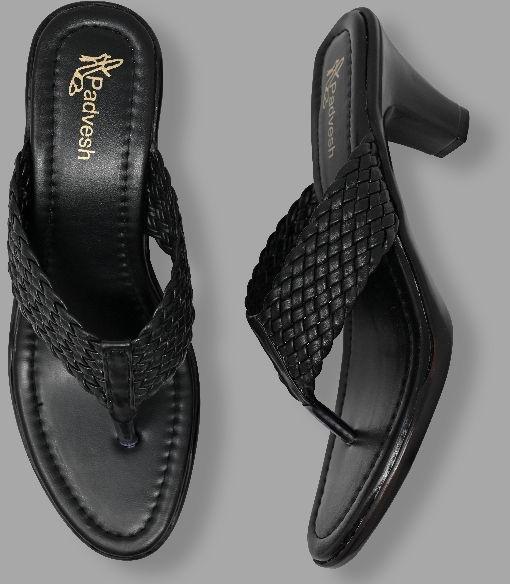 Padvesh Women's Black Heels