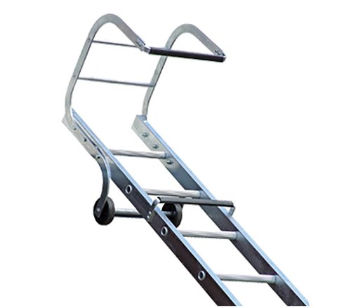 Aluminum Aluminium Roof Ladder, for Industrial, Feature : Durable, Fine Finishing, Foldable, Heavy Weght Capacity