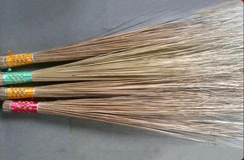 Bamboo Stick Coconut Broom, for Cleaning, Packaging Type : Plastic Packets