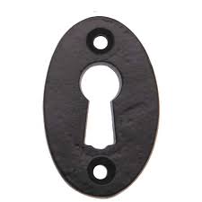 Coated Black Antique Oval Escutcheon, for Industrial