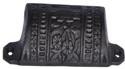 Polished Cast Iron Black Drawer Pull Handles, Style : Antique