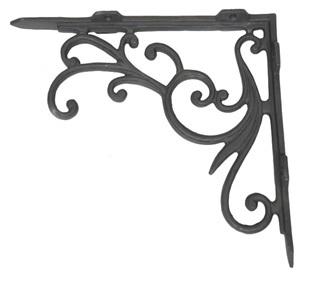 Cast Iron Corner Shelf Bracket, for Hotels Use, Office Use, Feature : Hard Structure, Termite Proof