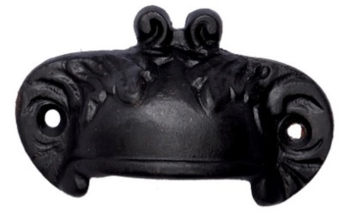 Polished Cast Iron Desk Drawer Pull Handles, Style : Modern