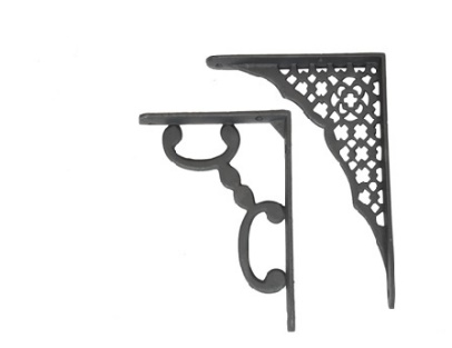 Polished Cast Iron Fancy Shelf Bracket, Style : Modern