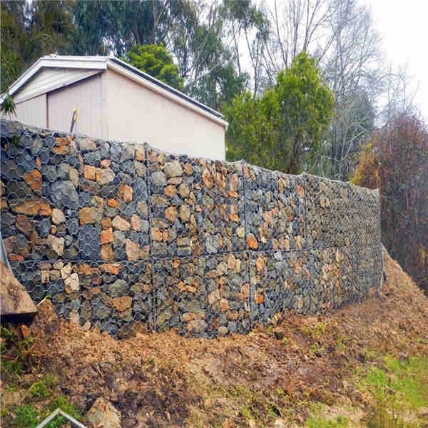 gabion retaining wall at best price INR 1.35 kINR 1.85 k / Cubic Meter