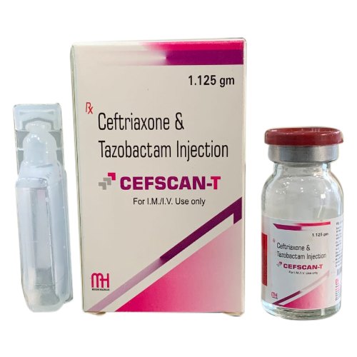 Ceftriaxone And Tazobactam 1.125 gm Injection