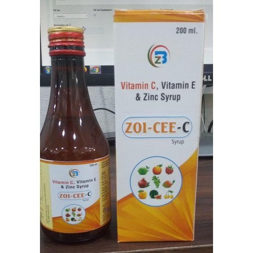 Vitamin C Syrup, Packaging Size : 200 ml