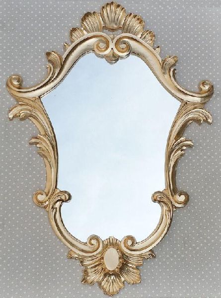 Rectangular Polished Wooden Mirror Frames, for Home, Hotel, Office, Size : Multisize