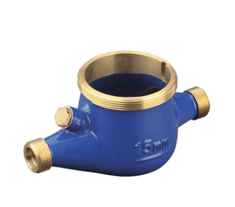 Brass Polished 15mm Water Meter Body, Size : Standard