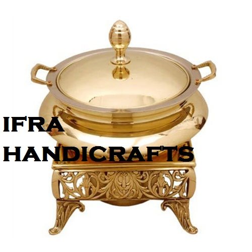 Brass Chafing Dish, Capacity : 6-8 Liter