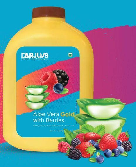 Aloe Vera Gold and Berries Juice, for Drinking, Form : Liquid