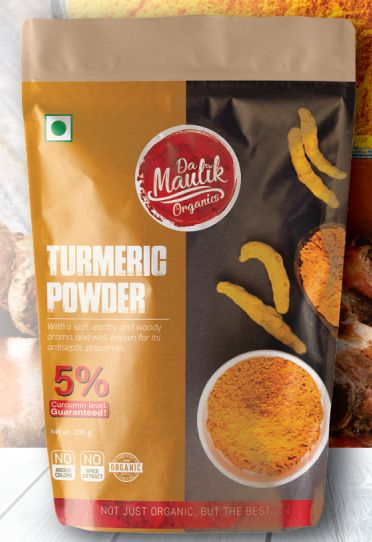 DA Maulik Organic turmeric powder, Shelf Life : 1years