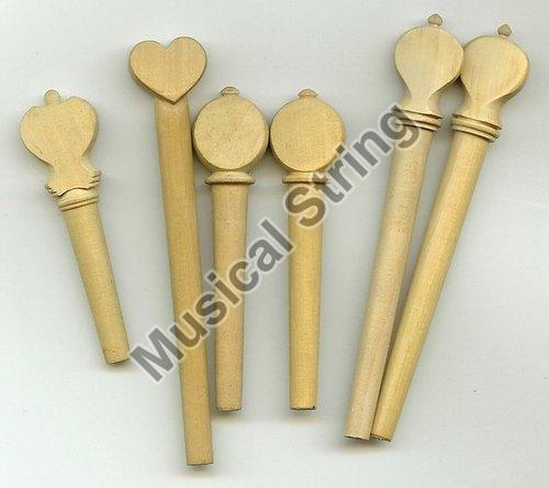 Polished Plain Wood Lute Pegs, Feature : Easy To Play, Eco Friendly, Great Sound, Shiny Look