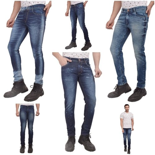 Regular Fit Mens Denim Jeans, Closure Type : Button, Occasion (Style ...