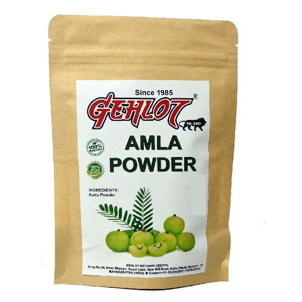 Gehlot Organic Amla Powder, for Medicine, Skin Products, Certification : FSSAI Certified