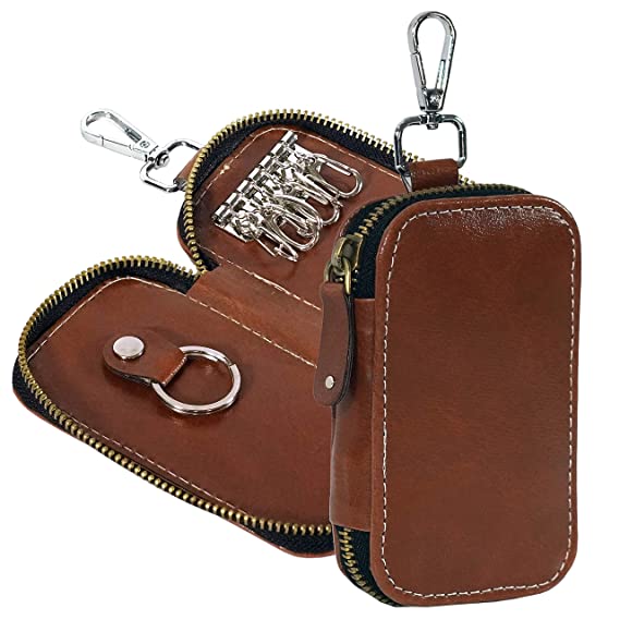 Leather Key Holder, Packaging Type : Plastic Pouch