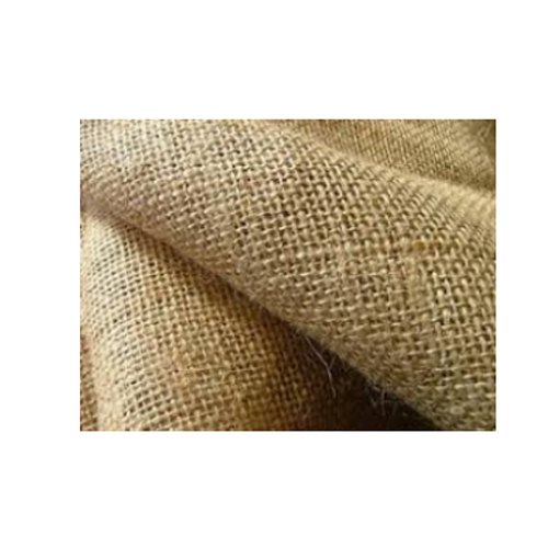 Knitted Jute Hessian Fabric, Color : Brown