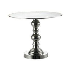 Brass Cake Stand, Color : Silver plated