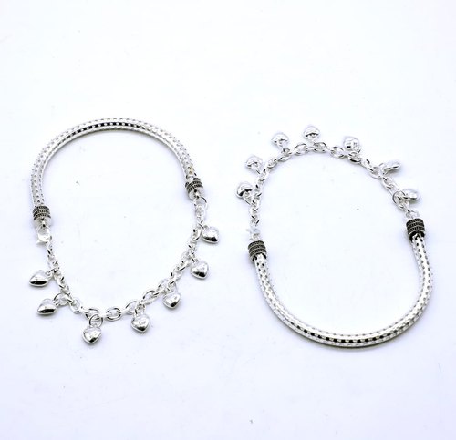 Artificial Silver Anklets