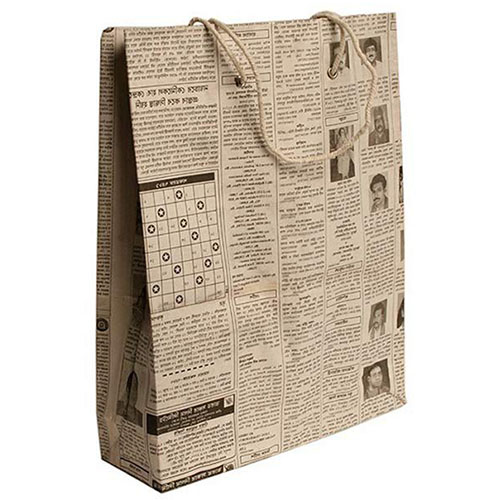 EcoFriendly Newspaper Bags