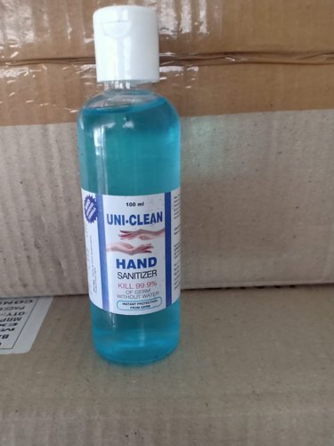 Uniclean hand sanitizer, Packaging Size : 100 ML