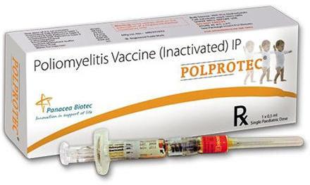 Polprotec Poliomyelitis Vaccine, for Clinic, Hospital, Personal, Packaging Size : 1x0.5 Ml