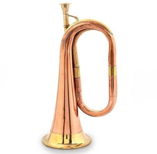 Brass Bugle, Color : Golden