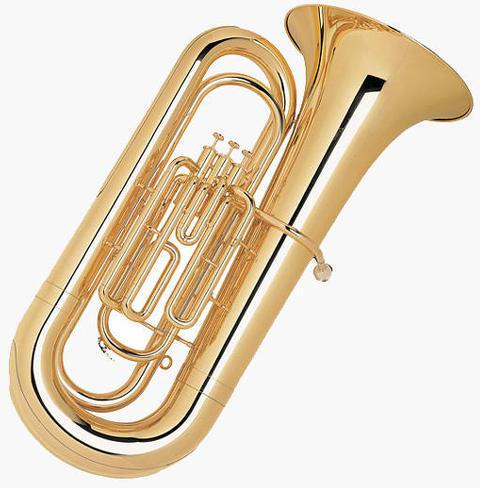 Brass Tuba, Color : Gold Lacquer