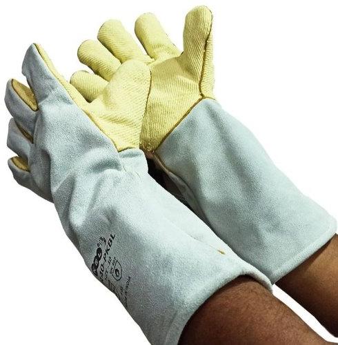 Heat Resistant Hand Gloves, Quality : Heavy