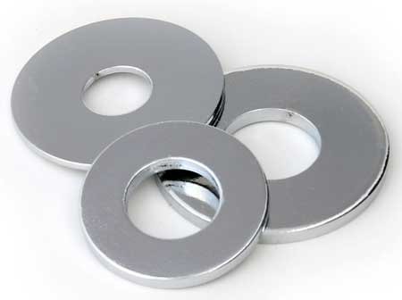 Polished Mild Steel Plain Washers, Size : Standard