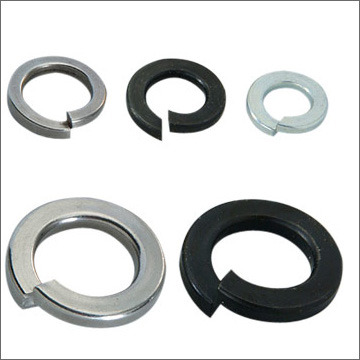 Round Mild Steel Spring Washers, for Fittings, Size : 6-30 Mm