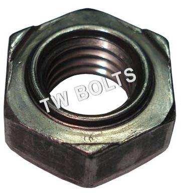 Mild Steel Polished Weld Nuts, for Electrical Fittings, Furniture Fittings, Size : 6-12 mm