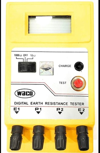 Digital Earth Resistance Tester, for Industrial Use