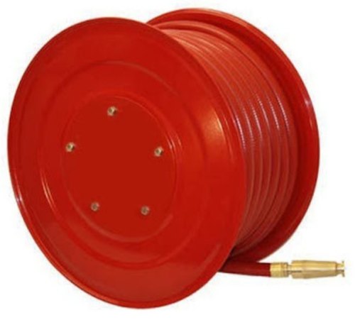 Round Metal Fire Hose Reel Drum, for Cable Reeling, Size : Standard