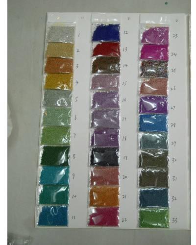 Multicolor Plain Glass Beads