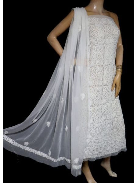 Chikankari Dress Material