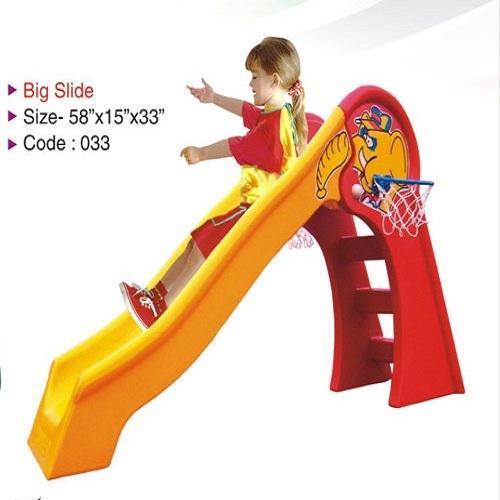 Plastic Big Playground Slide, Color : Yellow, Red