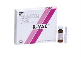 R-Vac Rubella Vaccine, for Clinic, Hospital, Personal, Packaging Type : Box, Bottle