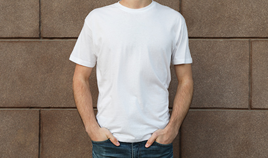 Cotton Plain T Shirt, Color : White, Black, Red, Blue, Grey