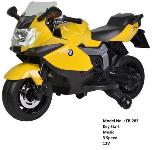 Plastic Kids Bmw Toy Bike, Color : Yellow