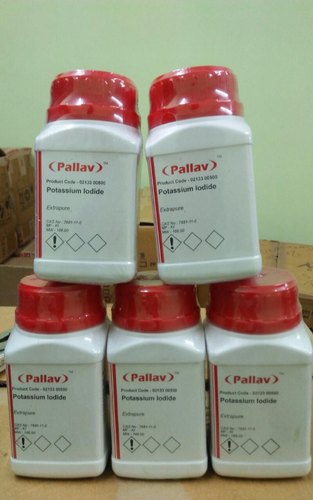 PALLAV POTASSIUM IODIDE, Packaging Type : PLASTIC BOTTLE
