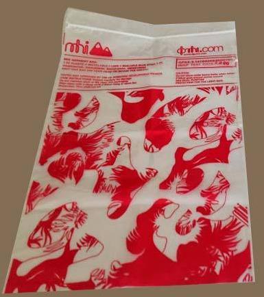 Polyester Ultrasonic Sealed Pouch, Color : Red Transparent