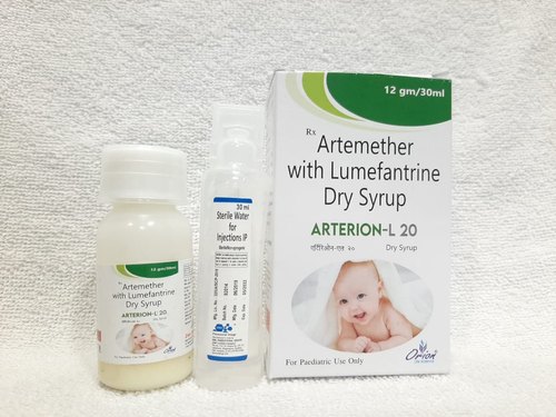 White. Artemether With Lumefantrine syrup, for Clinical, Hospital, Packaging Type : Bottle