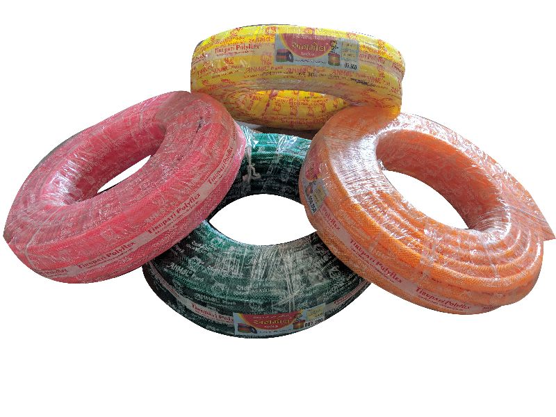 10Kg PVC Braided Water Hose, Packaging Type : Packet, Carton Box, Roll
