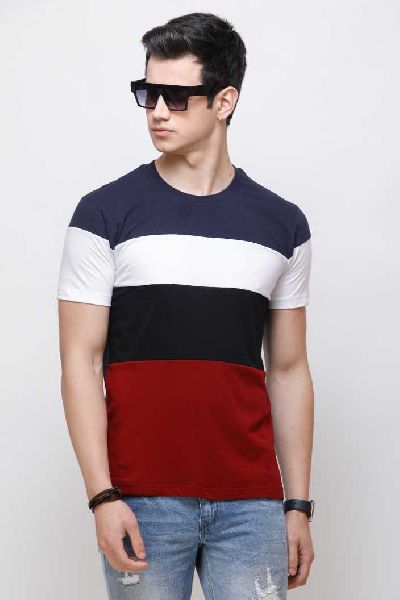 HALF SLEEVES DESIGNER T-SHIRT 02, Size : M, XL, XXL