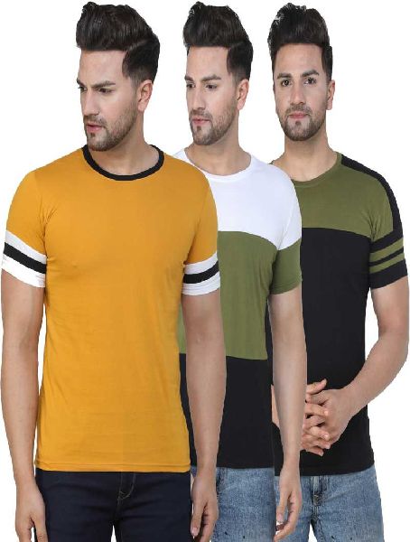 HALF SLEEVES DESIGNER T-SHIRT 5.8, Size : M, XL, XXL